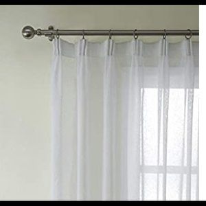 Elegant Sheer White Curtains